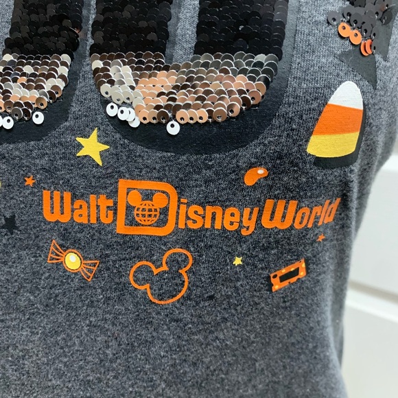 Disney Park adult size small/medium top for Halloween Mickey Mouse candy corn - Picture 6 of 13